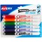 Avery Marks A Lot Pen-Style Dry Erase Markers, Bullet Tip, Assorted Colors, 6 Markers (24481)